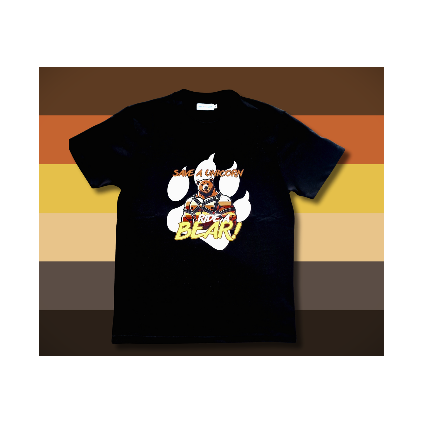 T-shirt SAVE A UNICORN, RIDE A BEAR