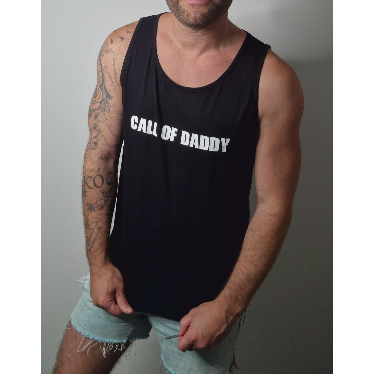 CALL OF DADDY – Iconic gay tank top by Fred from Desire