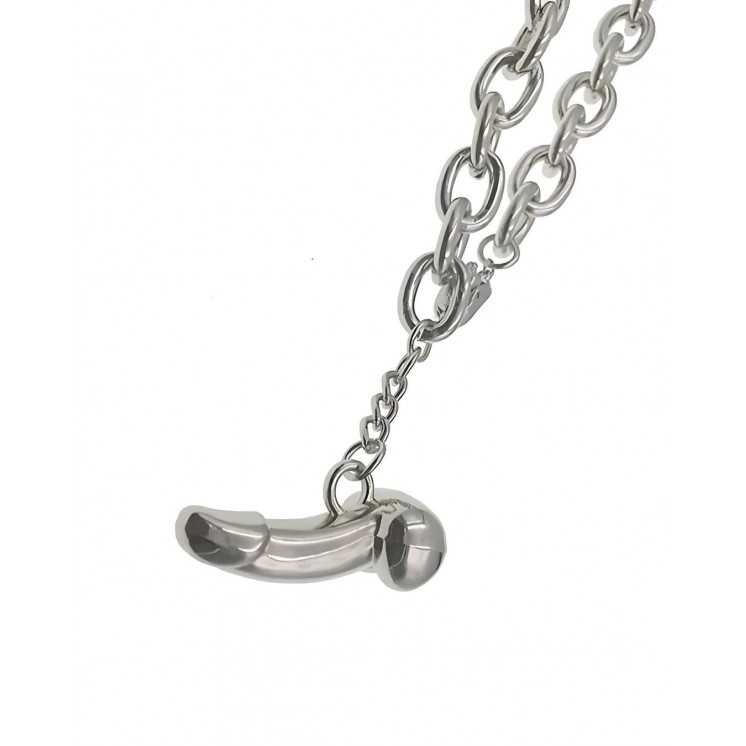 Collier fétiche dildo Bijou queer provocant | Fred from Desire