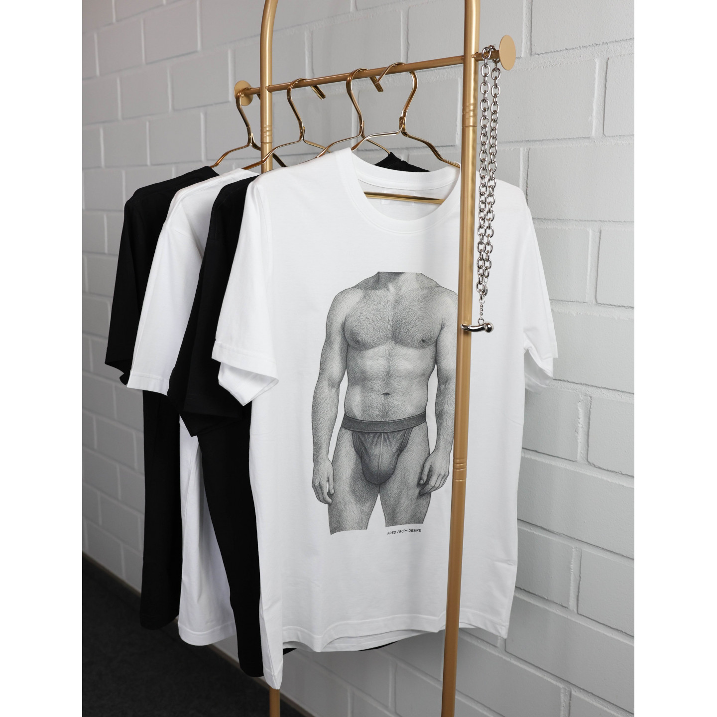 Jockstrap Print T-Shirt – Fred from Desire | Bold Queer Streetwear