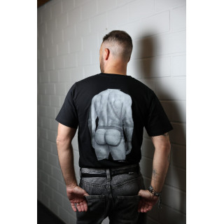 BLACK Jockstrap Print T-Shirt