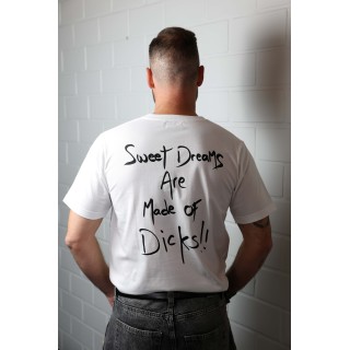 t-shirt SWEET DREAMS ARE MADE OF THIS Blanc coupe classique