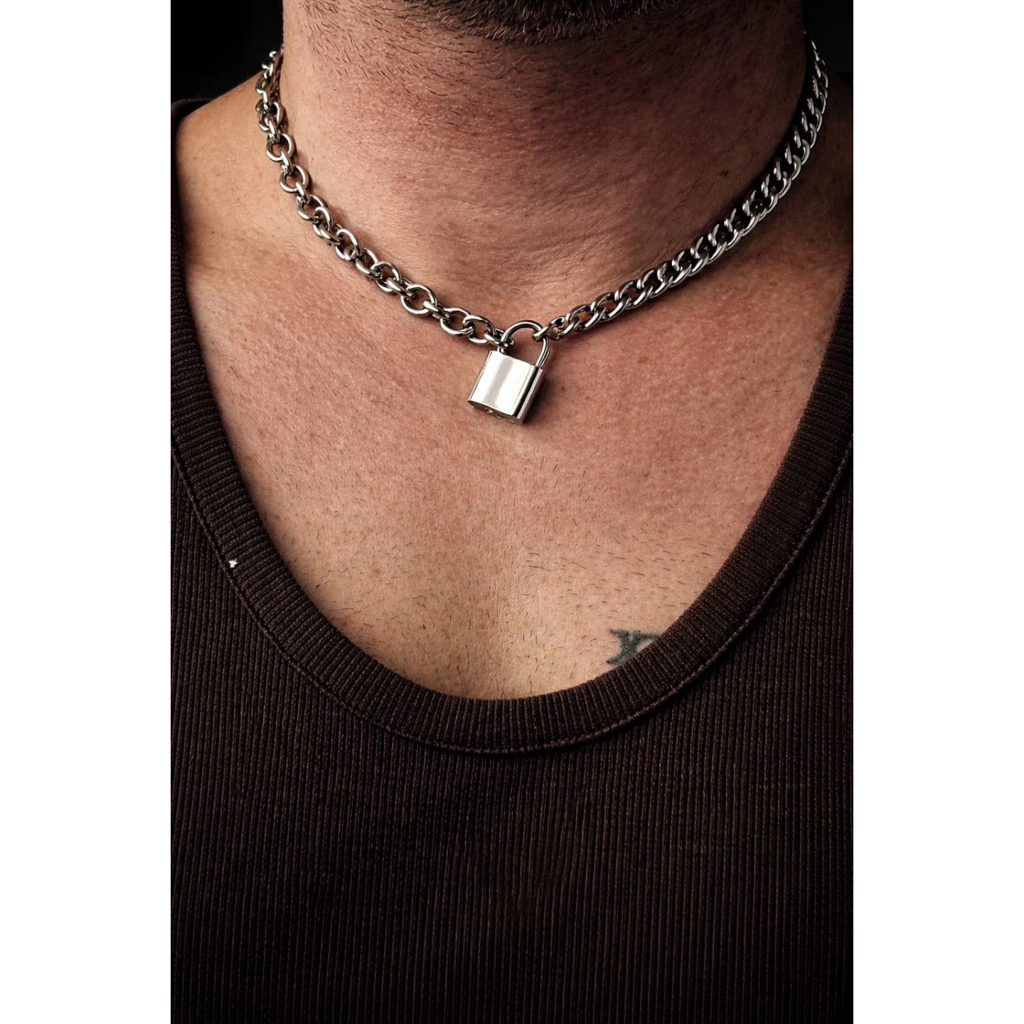 Collier cadenas acier inoxydable clubbing – FRED FROM DESIRE