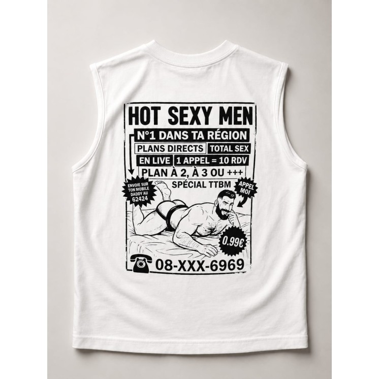 Débardeur RENTBOY Homme Vintage 90s – FRED FROM DESIRE | Top Sexy 100%