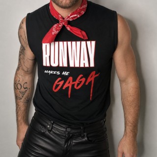 RUNWAY MAKES ME GAGA tank top